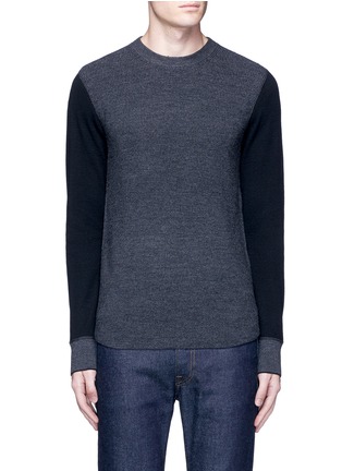 Main View - Click To Enlarge - RAG & BONE - 'Radford' contrast front thermal sweater