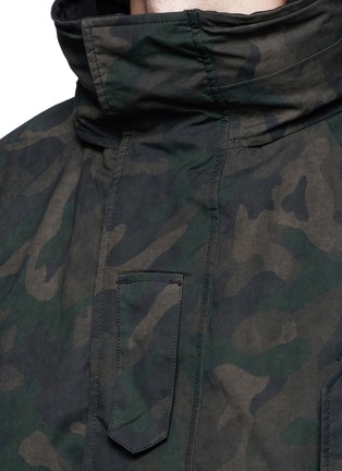 Detail View - Click To Enlarge - RAG & BONE - 'Ezra' camouflage print detachable liner parka