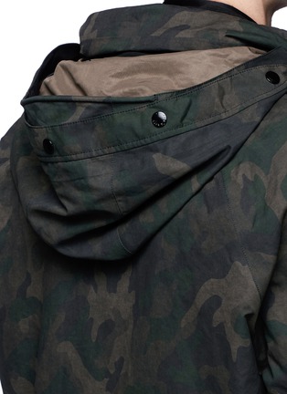 - RAG & BONE - 'Ezra' camouflage print detachable liner parka