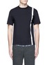 Main View - Click To Enlarge - KOLOR - Contrast stripe tech jersey T-shirt