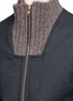 Detail View - Click To Enlarge - KOLOR - Houndstooth bonded jersey jacket
