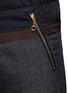 Detail View - Click To Enlarge - KOLOR - Satin waist wool pants