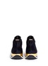 Front View - Click To Enlarge - MARNI - Tech fabric patent platform sneakers