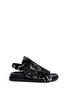 Main View - Click To Enlarge - MARNI - 'Fussbett' ruffle patent leather sandals