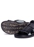 Detail View - Click To Enlarge - MARNI - 'Fussbett' colourblock kiltie fringe leather sandals