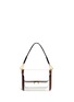 Figure View - Click To Enlarge - MARNI - 'Mini Trunk' colourblock leather flap bag