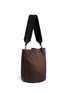 Front View - Click To Enlarge - MARNI - Small pebbled leather bucket bag