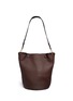 Main View - Click To Enlarge - MARNI - Small pebbled leather bucket bag