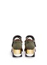 Back View - Click To Enlarge - MARNI - Jewelled patent platform Mary Jane sneakers