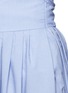 Detail View - Click To Enlarge - 72722 - 'Morning After' cutout waist chambray maxi skirt