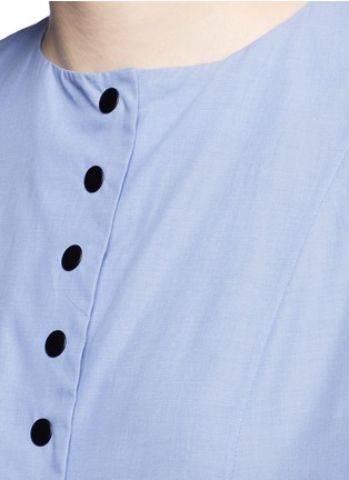 Detail View - Click To Enlarge - 72722 - 'Francisican' button down chambray maxi dress