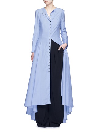Figure View - Click To Enlarge - 72722 - 'Francisican' button down chambray maxi dress