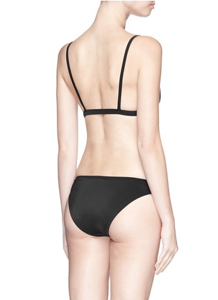 Back View - Click To Enlarge - SO NOIRE - 'Biarritz' cutout triangle bikini set