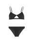 Main View - Click To Enlarge - SO NOIRE - 'Biarritz' cutout triangle bikini set