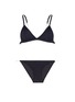 Main View - Click To Enlarge - SO NOIRE - 'Corsica' triple strap triangle bikini set