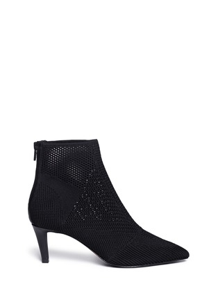 Main View - Click To Enlarge - ASH - 'Dream' mix knit ankle boots