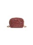 Back View - Click To Enlarge - VINTAGE CHANEL - Small lizard leather crossbody camera bag