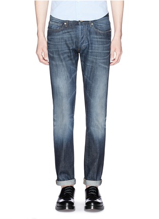 Main View - Click To Enlarge - MAURO GRIFONI - 'Pier' dark wash jeans