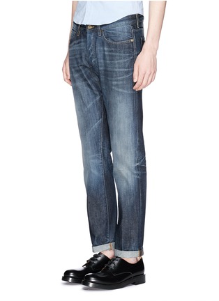 Figure View - Click To Enlarge - MAURO GRIFONI - 'Pier' dark wash jeans
