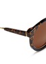 Detail View - Click To Enlarge - SUPER - 'Panamá Costiera' tortoiseshell round sunglasses