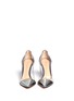 Figure View - Click To Enlarge - GIANVITO ROSSI - 'Plexi' clear PVC leather suede pumps