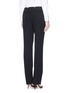 Back View - Click To Enlarge - GIVENCHY - Contrast waistband wool pants