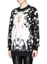Front View - Click To Enlarge - GIVENCHY - Madonna baby's breath floral print sweatshirt
