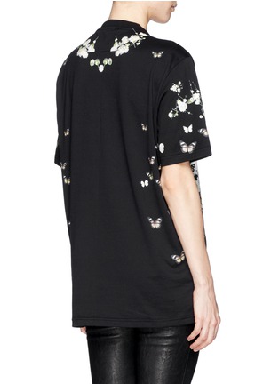 Back View - Click To Enlarge - GIVENCHY - Madonna baby's breath floral print T-shirt