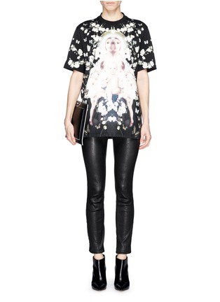 Figure View - Click To Enlarge - GIVENCHY - Madonna baby's breath floral print T-shirt
