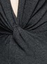 Detail View - Click To Enlarge - GIVENCHY - Drape knot wool-cashmere sweater