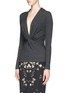Front View - Click To Enlarge - GIVENCHY - Drape knot wool-cashmere sweater