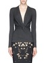 Main View - Click To Enlarge - GIVENCHY - Drape knot wool-cashmere sweater