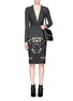 Figure View - Click To Enlarge - GIVENCHY - Drape knot wool-cashmere sweater