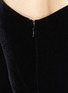 Detail View - Click To Enlarge - ARMANI COLLEZIONI - Bateau neck velvet dress