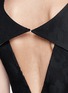 Detail View - Click To Enlarge - ARMANI COLLEZIONI - Floral jacquard waffle piqué dress