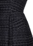 Detail View - Click To Enlarge - ARMANI COLLEZIONI - Open back bouclé tweed dress
