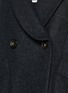 Detail View - Click To Enlarge - ARMANI COLLEZIONI - Double breasted wool-cashmere felt coat