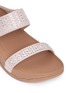 Detail View - Click To Enlarge - FITFLOP - 'Novy' strass glitter suede slide sandals