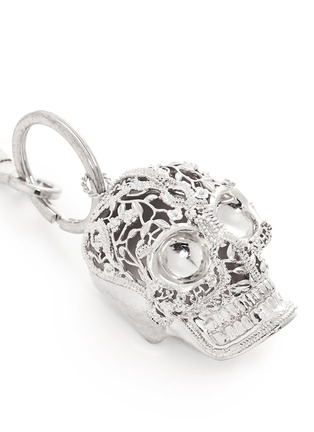 Detail View - Click To Enlarge - ALEXANDER MCQUEEN - Filigree skull keyring