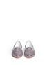 Figure View - Click To Enlarge - ALEXANDER MCQUEEN - Glitter leather slip-ons