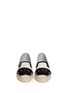 Figure View - Click To Enlarge - ALEXANDER MCQUEEN - Two tone stud nappa leather espadrilles