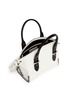 Detail View - Click To Enlarge - ALEXANDER MCQUEEN - 'Legend' small blanket stitch leather bag