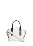 Main View - Click To Enlarge - ALEXANDER MCQUEEN - 'Legend' small blanket stitch leather bag