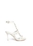 Main View - Click To Enlarge - ALEXANDER MCQUEEN - Stud overlay leather sandals
