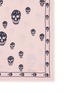Detail View - Click To Enlarge - ALEXANDER MCQUEEN - Classic bicolour skull modal-silk scarf