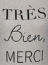 Detail View - Click To Enlarge - WHISTLES - 'Très Bien Merci' slogan sweatshirt