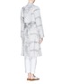 Back View - Click To Enlarge - WHISTLES - 'Valparaiso' bamboo print duster coat