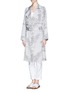 Front View - Click To Enlarge - WHISTLES - 'Valparaiso' bamboo print duster coat