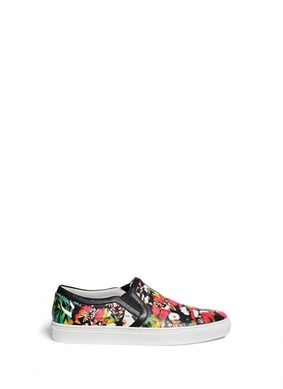 Main View - Click To Enlarge - ASH - 'Lennon' floral print leather skater slip-ons