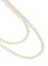 Detail View - Click To Enlarge - MIRIAM HASKELL - Caged filigree Baroque pearl long necklace